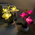 thumbnail image 3 of Injueey Impresionante decoración de fiesta con arreglos de plantas artificiales, decoración del hogar para interiores o exteriores, flores Iluminación y accesorios blanco, 3 of 6