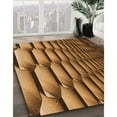 thumbnail image 3 of Ahgly Company Tapis d'Intérieur Lavable en Machine Carré Transitionnel Rouge Brun, 8 Pieds Carré, 3 of 7