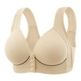 thumbnail image 1 of WILLBEST Brasier Sin Varillas Mujer Sujetador De Mujer Con Hebilla Frontal Y Borde De Encaje, Sin Aro De Acero, Sin Costuras, Para Yoga, Dormir, Talla Grande, 2499, 1 of 2