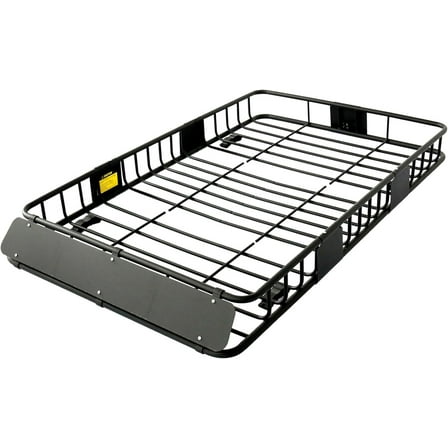 Roof Rack Cargo Carrier Basket Universal Rooftop - 64" x 38" x 4" Cargo Basket - Heavy Duty Car Top Luggage Storage Holder with Extension for SUV, Pick Up Trucks