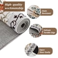 thumbnail image 4 of Silk Soft Machine Washable Rugs, Large Non-Slip Ultra Thin Area Rug for Living Room, Bedroom, Dining Room, 9x12 Ft Indoor Boho Floral Carpet, 4 of 8