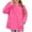 02-Hot Pink, variant on Ecqkame Girls Double Sided Velvet Hoodies Winter Thickened Warm Hooded Long Sleeved Fleece Sweatshirts with Pockets 4-15 Years Blue 170