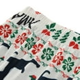 thumbnail image 5 of URMAGIC Matching Family Pajamas Sets Christmas PJ's with Short Sleeve Black Tee Tops and Print Pants Loungewear Sleepwear, 5 of 6