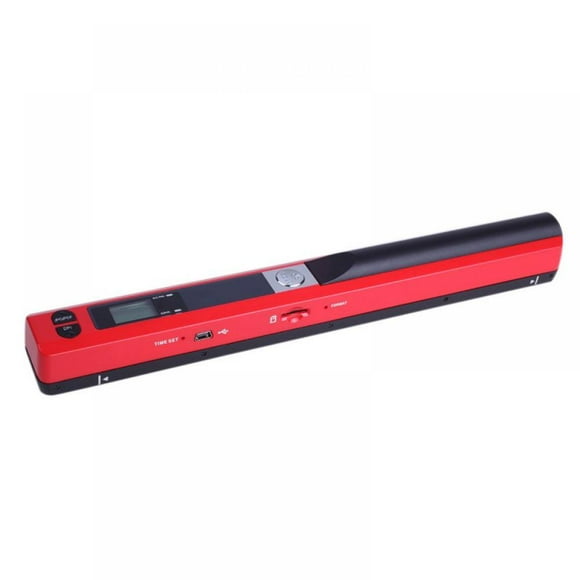 Portable Scanner for Business Receipts JPG/PDF Format Selection Flat Scanning 900 Dpi Document Scanner Handheld