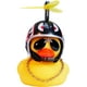 thumbnail image 1 of Adornos de coche de juguete de pato de goma, decoraciones de salpicadero de coche de pato amarillo, gafas geniales de pato con casco de hélice, tiburón WD.WDQZL Hogar, 1 of 7
