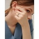 thumbnail image 2 of Silvora Fidget Rings para ansiedad Evil Eye Spinner Ring Anillos para aliviar el estrés Joyería de plata esterlina Regalo para mujeres hombres (tamaño 5-12), 2 of 8