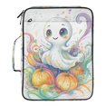 thumbnail image 2 of Haosy Accordion File Organizer Zipper Binder 500 Sheet 6-Tab Expanding File Folder Multi-Pocket 1.2 Inch 3 Ring Lovely Ghost Pumpkin, 2 of 7