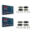 thumbnail image 1 of CMX Front Rear Ceramic Brake Pads Kit for Car 2004-2010 Toyota Sienna KCX-100499, 1 of 9