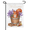 Garden Flag-3, variant on Cute Squirrel Welcome Garden Flag 12×18in Double Sided Adorable Red Squirrel With Lavender In Wooden Barrel Spring Farmhouse Decor For Outdoor Porch Lawn Patio