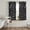 Black, Stark White, Slate, Charcoal, variant on Navy Blue Botanical Wildflowers Sheer Curtains 63 Inch Length 2 Panels Set, Rustic Floral Voile Window Treatment Rod Pocket Curtains Sheers Drapes for Bedroom/Living Room/Kitchen 52x"63"x2