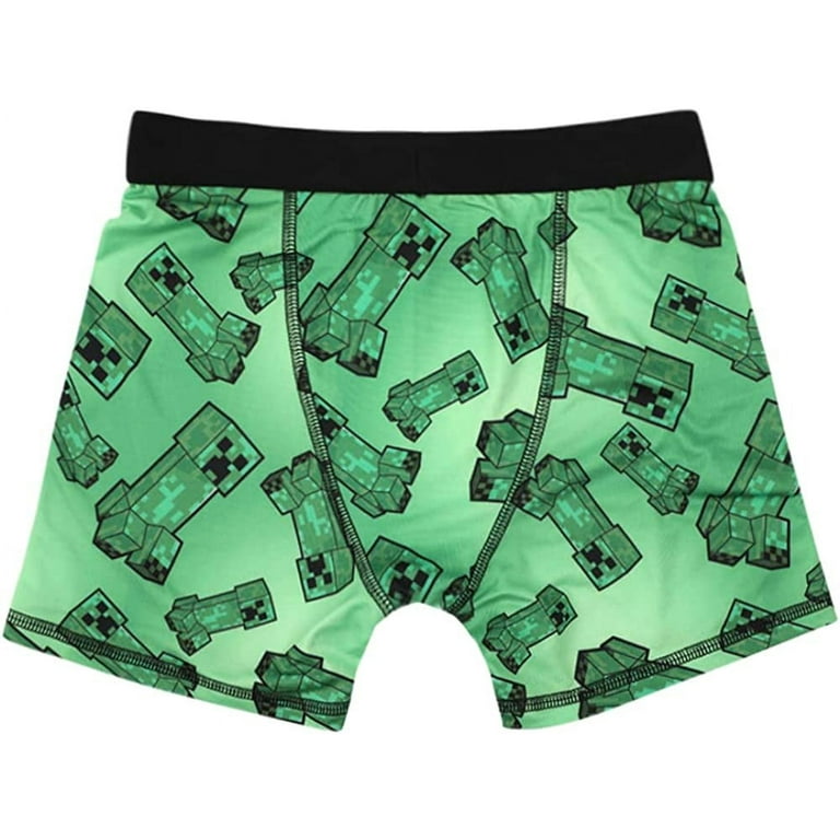  Minecraft Boys 5-Pack Boxer Briefs Underwear