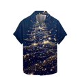 thumbnail image 2 of Awdenio Shirts for Men Christmas Hawaiian Shirt for Men Short Sleeve Button Down Santa Vacation Dress Shirts, 2 of 4
