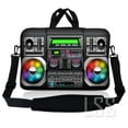 thumbnail image 1 of Sac Pochette pour Ordinateur Portable en Néoprène 8-10,2 Pouces, Étui de Transport avec Poignée et Bandoulière Ajustable - Design Boombox, 1 of 1