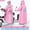 pink, variant on EVA Long Raincoat: Waterproof Zipper Rain Gear for Men & Women. Reusable Poncho with Pants, Portable Outdoor Travel Rain Jacket