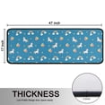 thumbnail image 5 of Kitchen Rugs Sets Of 2,Blue Cartoon Unicorn Rainbow Cloud Star Balloon Anti Fatigue Kitchen Mat Rugs Non Slip Washable,Decorative Kitchen Floor Mats for Kitchen,Sink,Laundry,17"x47"+17"x47", 5 of 5