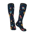 thumbnail image 4 of Balery Spaceships And Stars Fun Novelty Socks Men'S Women'S Crew Socks Funny Crazy Novelty Socks Quirky And Cool Socks, 4 of 9