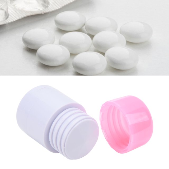 Broyeur de Tablettes, Disjoncteur de Médicaments à Lame en Acier Inoxydable Résistant à la Chaleur 4 Couches Sûr Portable pour Quotidien