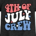 thumbnail image 3 of Instant Message - Fourth Of July Crew - Toddler & Youth Girls Short Sleeve Graphic T-Shirt, 3 of 6