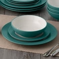 thumbnail image 2 of Noritake Colorwave Turquoise 4-Piece Rim Place Setting, 2 of 6