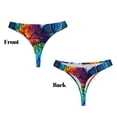 thumbnail image 3 of Balery Colorful Parrot Jungle Dream Tangas de Algodón para Mujer con Estampado – Ropa Interior Sexy, Transpirable, G-string-X-Small, 3 of 6