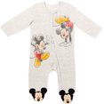 thumbnail image 2 of Disney Mickey Mouse Winnie the Pooh Baby 2 Pack Zip Up Sleep N' Plays Newborn to Infant, 2 of 5
