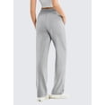 thumbnail image 2 of Weardear Straight Leg High Waisted Sweatpants Womens Casual Workout Pants with Inner Drawstring and Side Pockets, 2 of 6