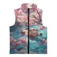 thumbnail image 4 of Pzuqiu Otter Kids Zip Up Vest Size 3 Toddler Girl Clothes Stretchy Comfortable Winter Lightweight Sleeveless Fleece Jacket with Pocket Wind Proof for Outdoor Activities, 4 of 7