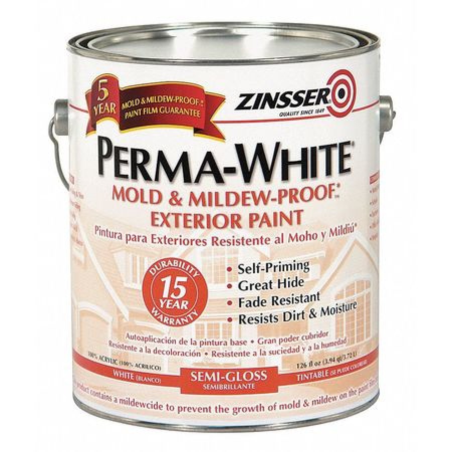 ZINSSER 3131 1 gal. White Semigloss Water Interior/Exterior Paint