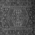 thumbnail image 1 of Ahgly Company Indoor Square Persian Gray Traditional Area Rugs, 5' Square, 1 of 1