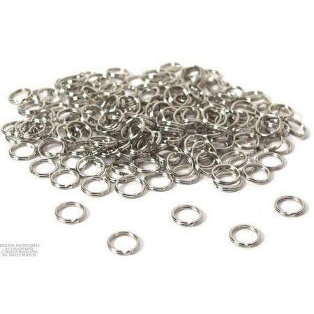 Findingking 200 Split Rings Fishing Lure Charm Bracelet Parts 9mm 200 Split Rings Fishing Lure Charm Bracelet Parts 9mm