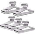 thumbnail image 1 of Jiula Ganchos de Acero Inoxidable 304 Pack de 50 - Rack para Ropa de Metal, Perchas Metálicas Resistentes de 42CM, Antióxido, Duradera, Ideal para Ropa Pesada y Uso en Armario, Baño o Exterior, 1 of 7