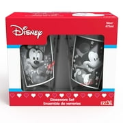 Way To Celebrate 2pk 16oz Glass Mickey Minnie
