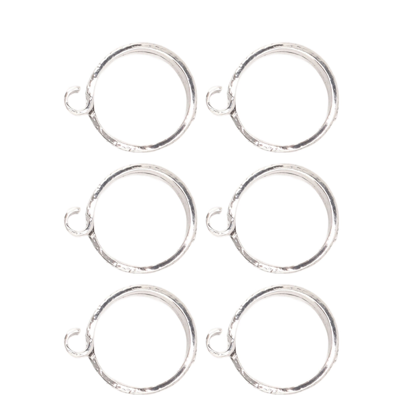 Yarn Guide Finger Holder, Metal Crochet Rings Micro Opening 6PCS For