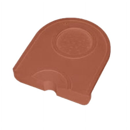 

Odorless Silicone Coffee Tamper Mat with Dual Grooves - Food Safe for Home & Cafe Use Brown S (14x12.5x0.6/5.5x4.9x0.24in)