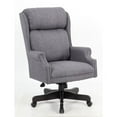 thumbnail image 1 of Boss High Back Executive Chair in Slate Gray Commercial Grade Linen, 1 of 5