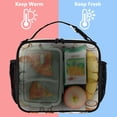 thumbnail image 5 of ALAZA Coffee Lover Lunch Box Insulated Lunch Bag Cooler Tote with Shoulder Strap, 5 of 7