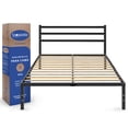 thumbnail image 1 of Magma Life Base de Cama King Size con Cabecera de Metal Resistente, Plataforma con Espacio de Almacenamiento, Fácil Armado, Soporte Antideslizante para Colchón, Diseño Moderno y Duradero, Estabilidad, 1 of 5