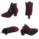 thumbnail image 5 of Sandalias de tacón alto informales con cremallera y flores transpirables de hilo de red para mujer de estilo étnico Wmkox8yii  nm3201, 5 of 9