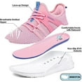 thumbnail image 3 of Kushyshoo Kids Sneakers Rose Red Running Tennis Athletic Shoes for Girls Size 12 (Little Kid), 3 of 6
