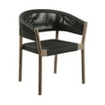 thumbnail image 2 of Armen Living Fineline and Doris 7PC Fabric Outdoor Dining Set in Brown/Charcoal, 2 of 8