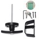 thumbnail image 3 of Kit De Cerradura Con Manija En L Para Puerta De Cobertizo Con 2 Llaves Cerradura Con Manija Antirrobo Cerradura Con Manija De Aleación De Zinc De Alta Fácil De Instalar Para Jardín Al Aire Vogacara TO002041-00, 3 of 6