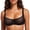 Black, variant on Women's Unlined Balconette Mesh Bra Sheer See Through Underwire Bras Plus Size 32A-42E
