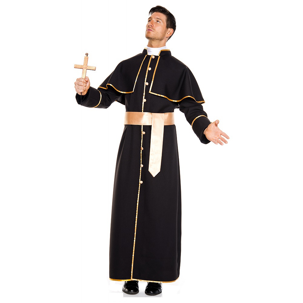 Deluxe Priest Costume 76024L Deluxe Priest Costume 76024L