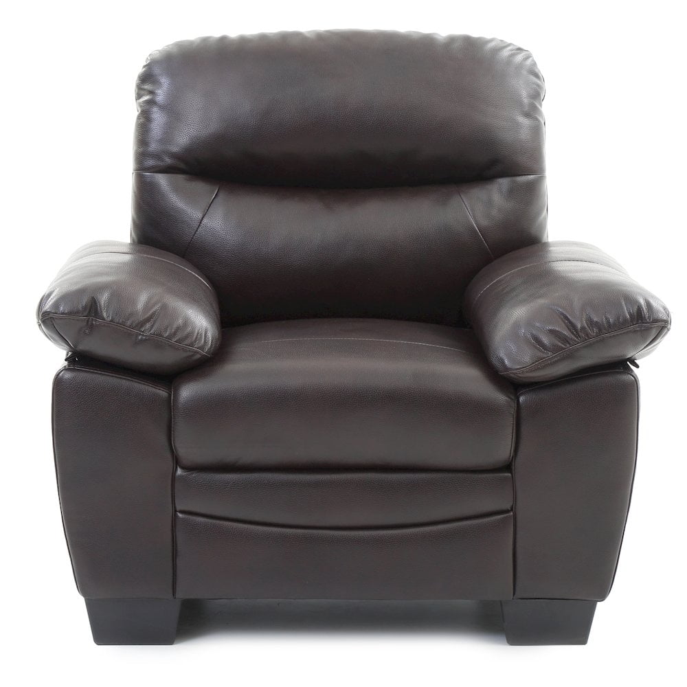 Glory Furniture Marta Accent Chair in Dark Brown Color