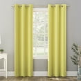 thumbnail image 7 of Sun Zero Riley Kids Bedroom Blackout Grommet Curtain Panel in Lemon Yellow, 7 of 7
