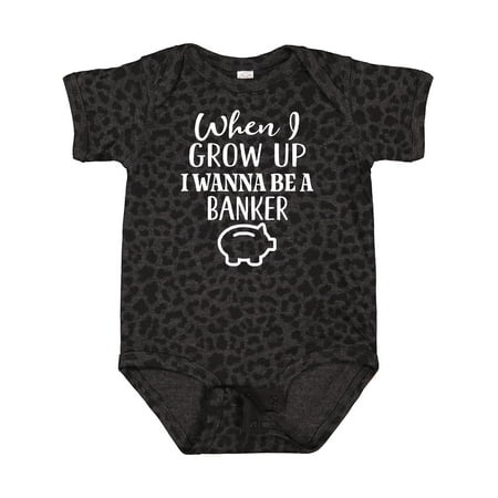 

Inktastic Banker Future Job Gift Baby Boy or Baby Girl Bodysuit