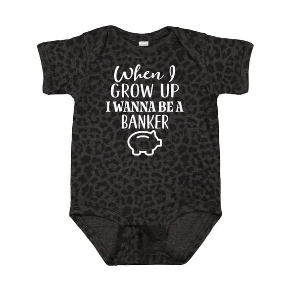 Inktastic Banker Future Job Boys or Girls Baby Bodysuit