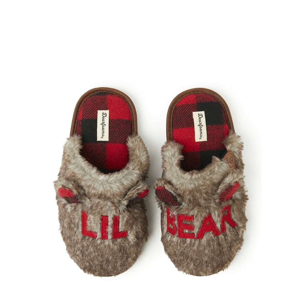 adult lil bear slippers