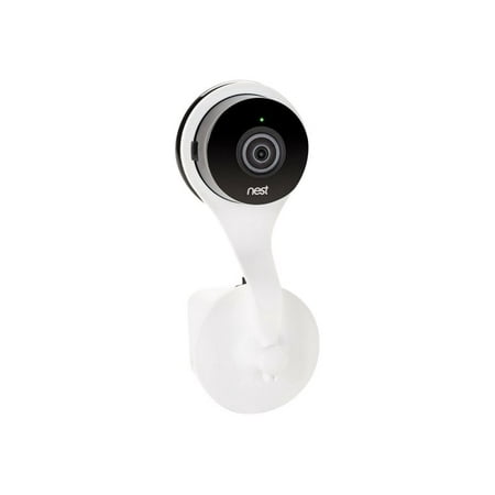 Wasserstein - 360° Swivel AC Outlet Mount for Nest Cam and Dropcam PRO Security Cameras - White