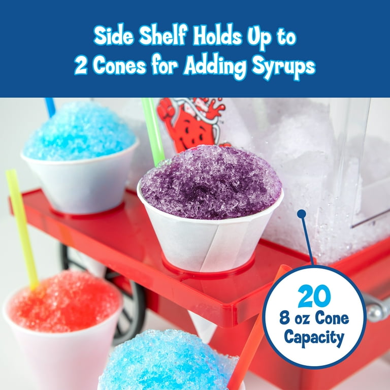 Kool-Aid Snow Cone Maker, Ice Crusher Machine, Shaved Ice Storage